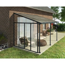 Palram - Canopia Feria 10' Patio Cover Sidewall Kit - Gray (HG9206)