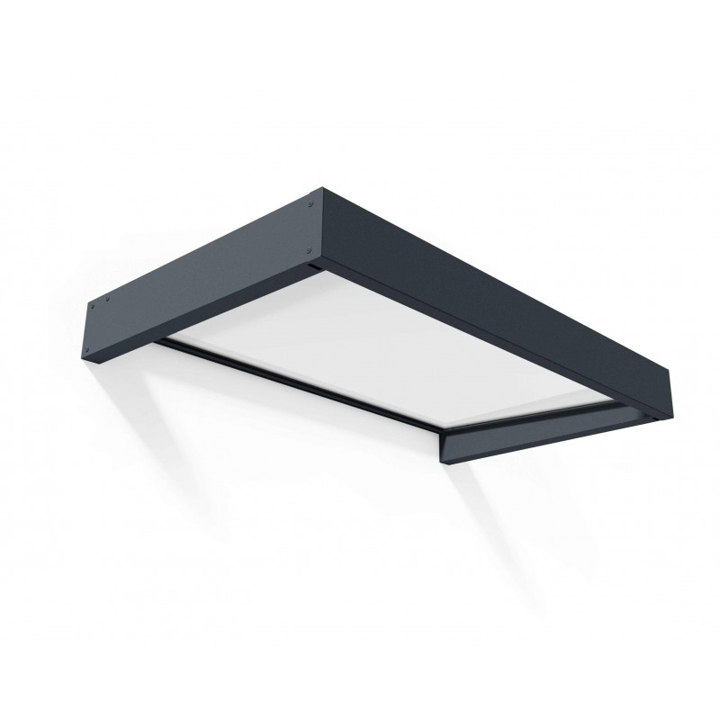 Palram - Canopia Sophia 1600 5' x 3' Awning - Gray/Mist (HG9547)