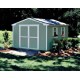 Handy Home Cumberland 10x12 Wood Shed Kit w/ Floor (18284-6)