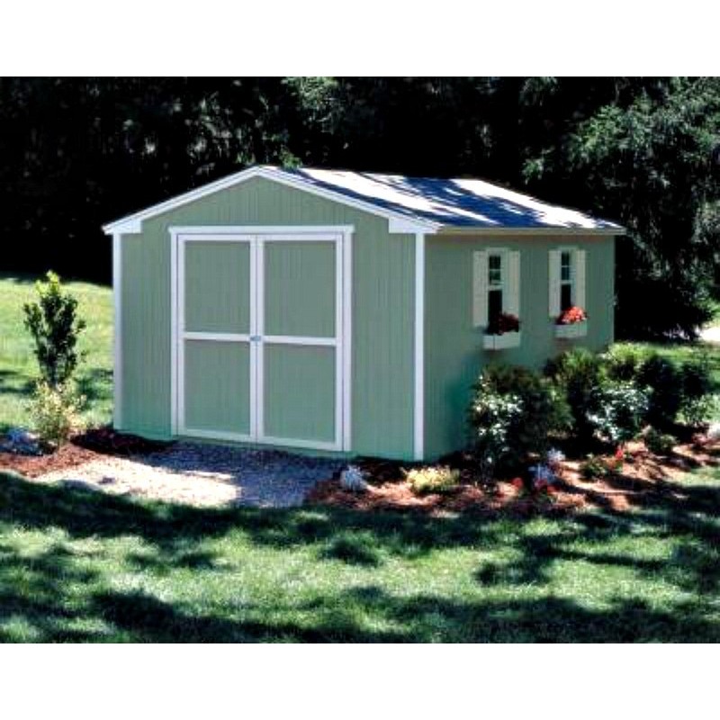 Handy Home Cumberland 10x12 Wood Shed Kit W Floor 18284 6