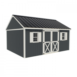 Best Barns Brookfield 16x12 Wood Storage Shed Kit (brookfield_1612)