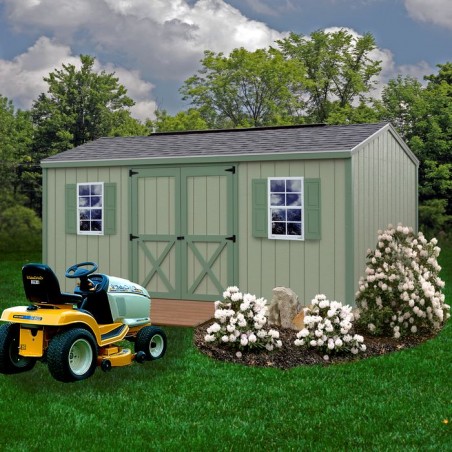 Best Barns Cypress 10x16 Wood Storage Shed Kit (cypress_1016)