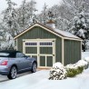 Best Barns Tailored Titan 12x20 Wood Garage Kit w/ Transom Doors - ( TTITTD20 )