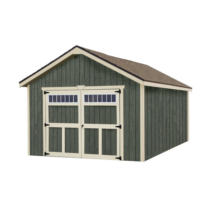 Best Barns Tailored Titan 12x20 Wood Garage Kit w/ Transom Doors - ( TTITTD20 )