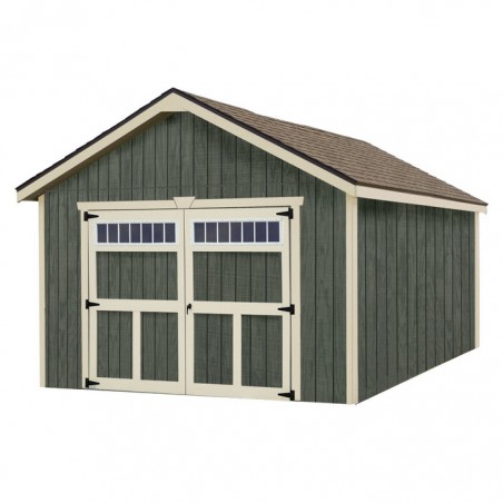 Best Barns Tailored Titan 12x20 Wood Garage Kit w/ Transom Doors - ( TTITTD20 )