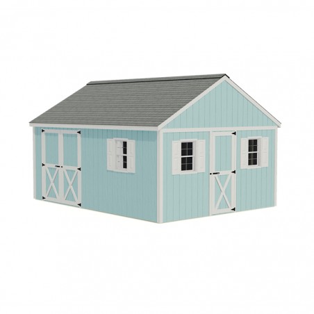 Best Barns Fairview 12x16 Wood Storage Shed Kit - ALL Pre-Cut (fairview_1216)