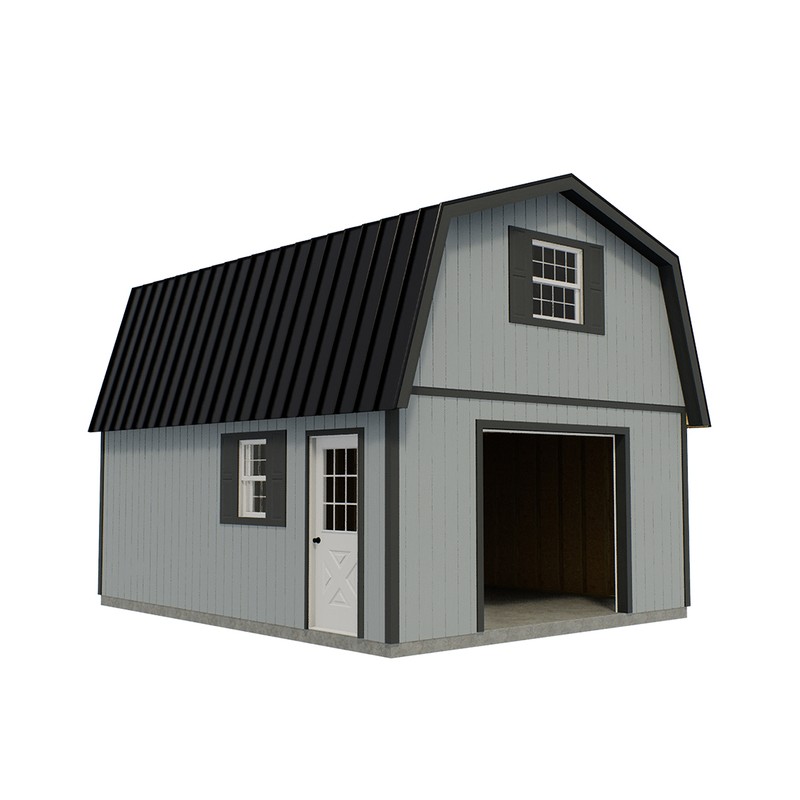 Best Barns Jefferson 16x32 Wood Garage Kit (jefferson_1632)