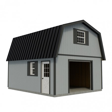 Best Barns Jefferson 16x32 Wood Garage Kit (jefferson_1632)