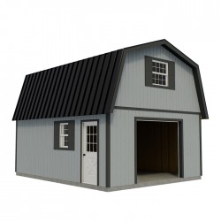 Best Barns Jefferson 16x28 Wood Garage Kit (jefferson_1628)