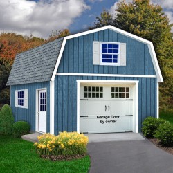 Best Barns Jefferson 16x24 Wood Garage Kit (jefferson_1624)