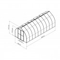 Palram 8'x20' Bella Hobby Greenhouse Kit - Silver (HG5420)