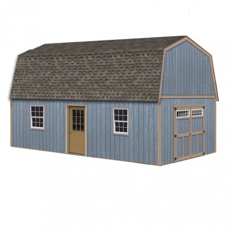 Best Barns 14x24 Pinewood Wood Storage Shed Kit (pinewood_1424)