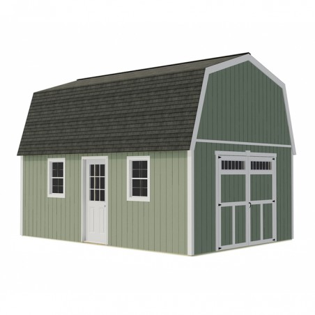 Best Barns 14x24 Pinewood Wood Storage Shed Kit (pinewood_1424)