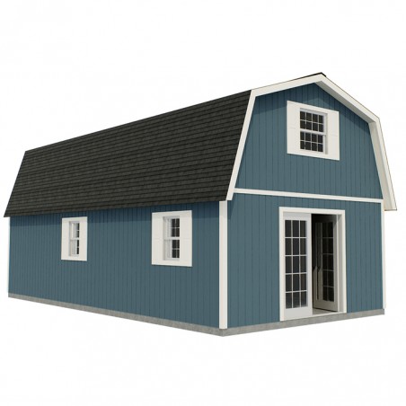 Best Barns Richmond 16x20 Wood Storage Shed Kit (richmond1620)