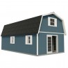 Best Barns Richmond 16x20 Wood Storage Shed Kit (richmond1620) Best Barns Richmond 16x20 Wood Storage Shed Kit (richmond1620)