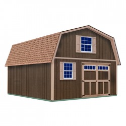 Best Barns 16x28 Virginia Wood Storage Shed Kit (virginia_1628)