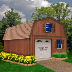 Best Barns West Virginia 16x28 Wood Storage Shed Kit (westvirginia_1628)