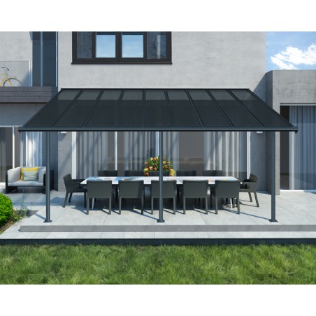 Palram - Canopia Sierra 10' x 18' Gray/Gray - Patio Cover (HG9078) Palram - Canopia Sierra 10' x 18' Gray/Gray - Patio Cover (HG9078)