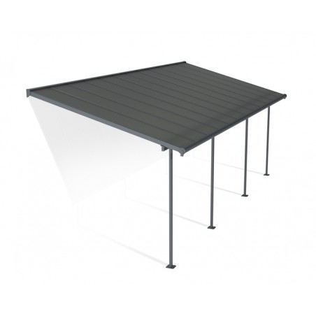 Palram - Canopia Sierra 10' x 24' Gray/Gray - Patio Cover (HG9080)