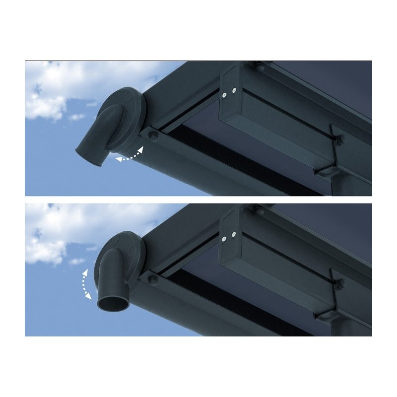 Palram - Canopia Sierra 10' x 14' Gray/Gray - Patio Cover (HG9077)