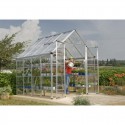 Palram 8x8 Snap & Grow Hobby Greenhouse Kit - Silver (HG8008)