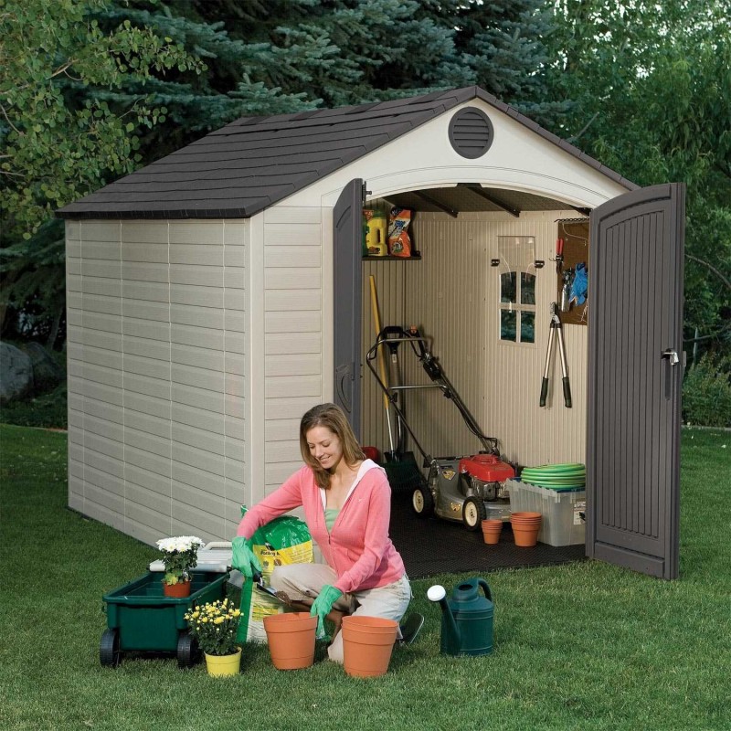 Lifetime 8' x 10' Outdoor Storage Shed Kit (6405)