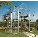 Palram 8x8 Snap & Grow Hobby Greenhouse Kit - Silver (HG8008)