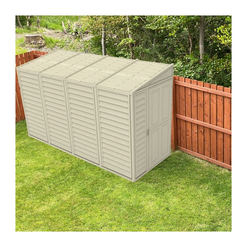 DuraMax 4x10 SideMate Vinyl Shed Kit w/ Foundation (06725)