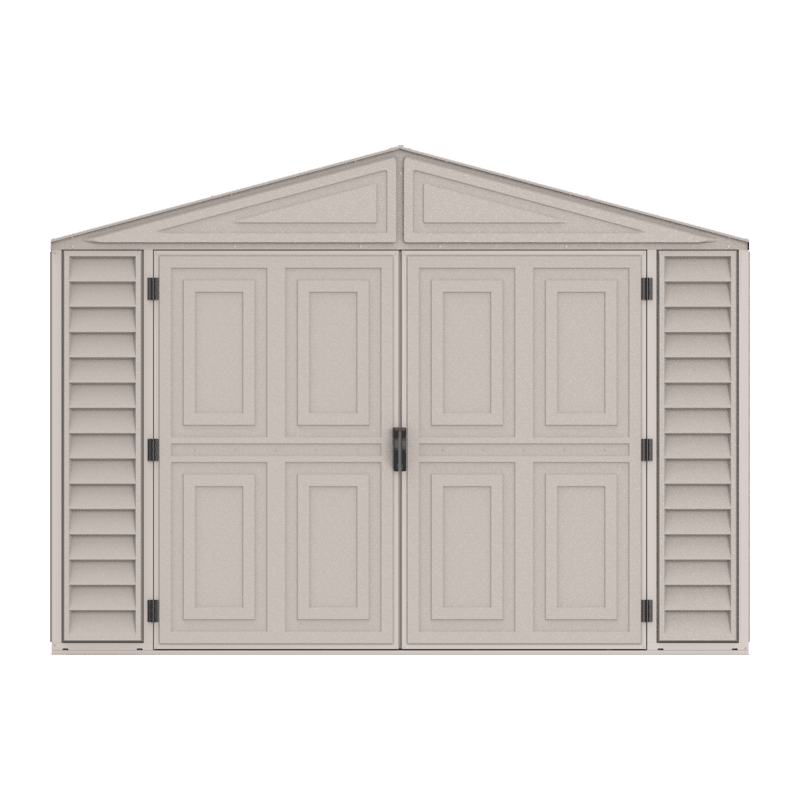 DuraMax 10x15 Vinyl Storage Garage w/ Foundation Kit (15026)
