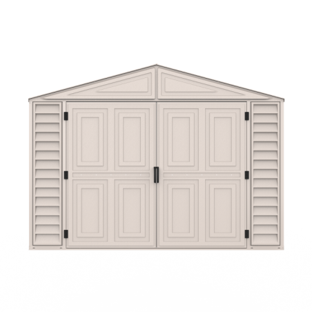 DuraMax 10x18 Vinyl Storage Garage w/ Foundation Kit (15126)