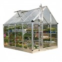 Palram 6x8 Snap & Grow Hobby Greenhouse Kit - Silver (HG6008)