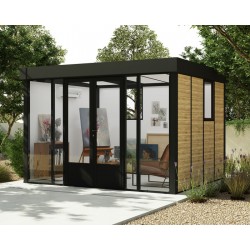 Palram - Canopia 9x12 Copenhagen Garden Office/Studio Kit (HG9025)