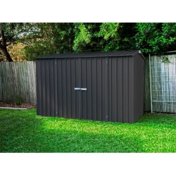 Absco Premier 10' x 5' Metal Storage Shed - Monument (AB1003)