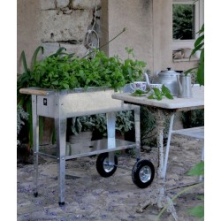 Herstera Garden Trolley Galvanized (HER1000)