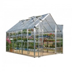 Palram 8x12 Snap & Grow Hobby Greenhouse Kit - Silver (HG8012)