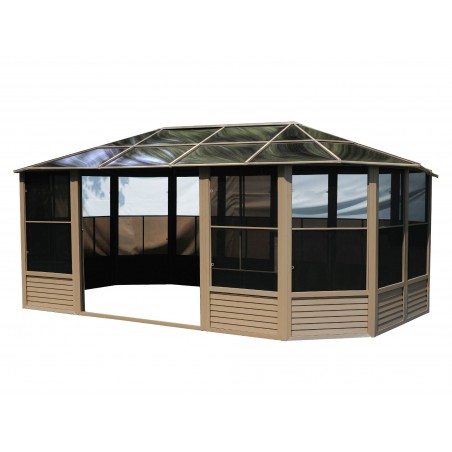 Gazebo Penguin Florence - Solarium 12x18 Polycarbonate Roof (41218-12)