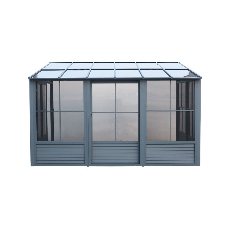 Gazebo Penguin Florence - Wall Mounted Solarium 10x16 Polycarbonate Roof  (W1610-32)