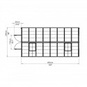 Palram 8'x16' Snap & Grow Hobby Greenhouse Kit - Silver (HG8016)