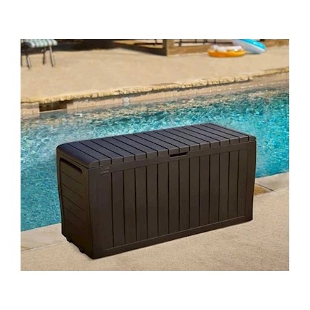 Keter 71 Gallon Marvel Deck Box - Brown (230623)