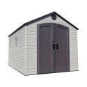 Lifetime 8' x 15' Plastic Storage Shed Kit - 2 windows (60075)