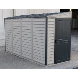 Duramax Sidemate Plus Vinyl 4ft x 10ft Resin Outdoor Storage Shed with Foundation Kit  (36725)