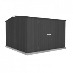 Absco Premier 10 x 10 Metal Storage Shed - Monument (AB1005)
