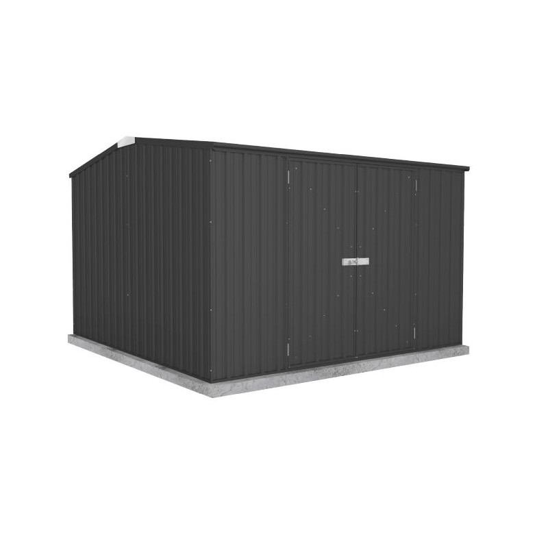 Absco Premier 10 x 10 Metal Storage Shed - Monument (AB1005)