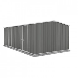 Absco 20 x 10 Workshop  Metal Shed - Woodland Gray (AB1118)