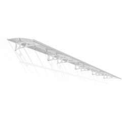 Palram - Canopia Bordeaux 8920 29 x 5 Awning - White/Mist (HG9564)