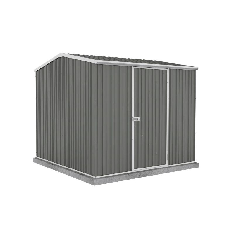 Absco Premier 7 x 7 Metal Storage Shed - Woodland Gray (AB1009)
