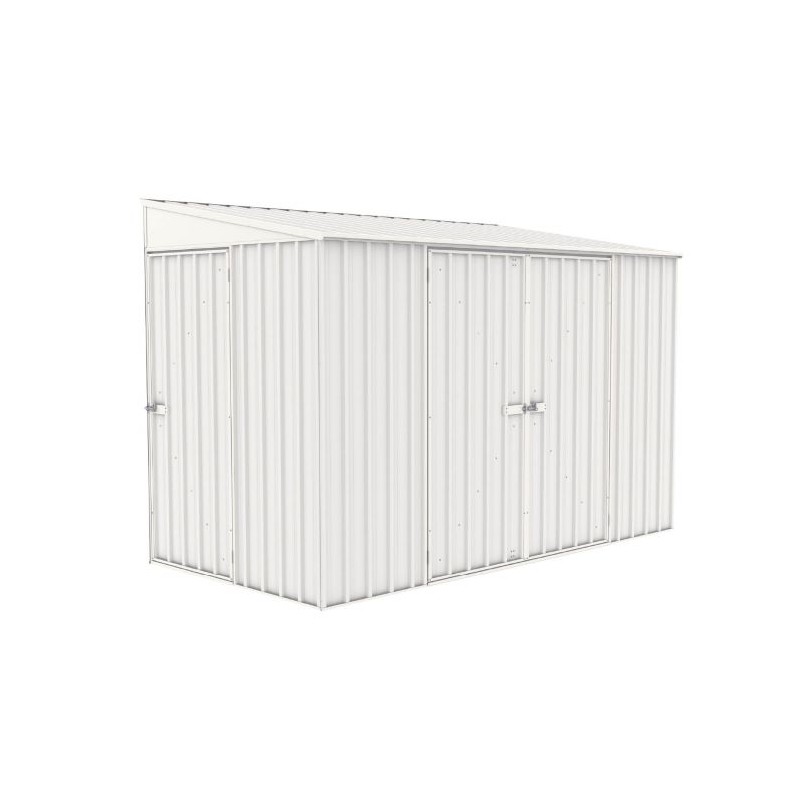 Absco Durango 10 x 5 Metal Bike Shed - Surfmist (AB1101)