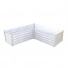 Absco Organic Garden Co Hakea 4.9 x 4.9 x 1.3 Metal L Garden Bed - Surfmist (AB1308) Absco Organic Garden Co Hakea 4.9 x 4.9 x 1.3 Metal L Garden Bed - Surfmist (AB1308)