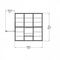 Palram 6x6 Myth Palram 6x6 Mythos Greenhouse Kit - Green (HG5006G-1B) os Hobby Greenhouse Kit - Green (HG5006G)