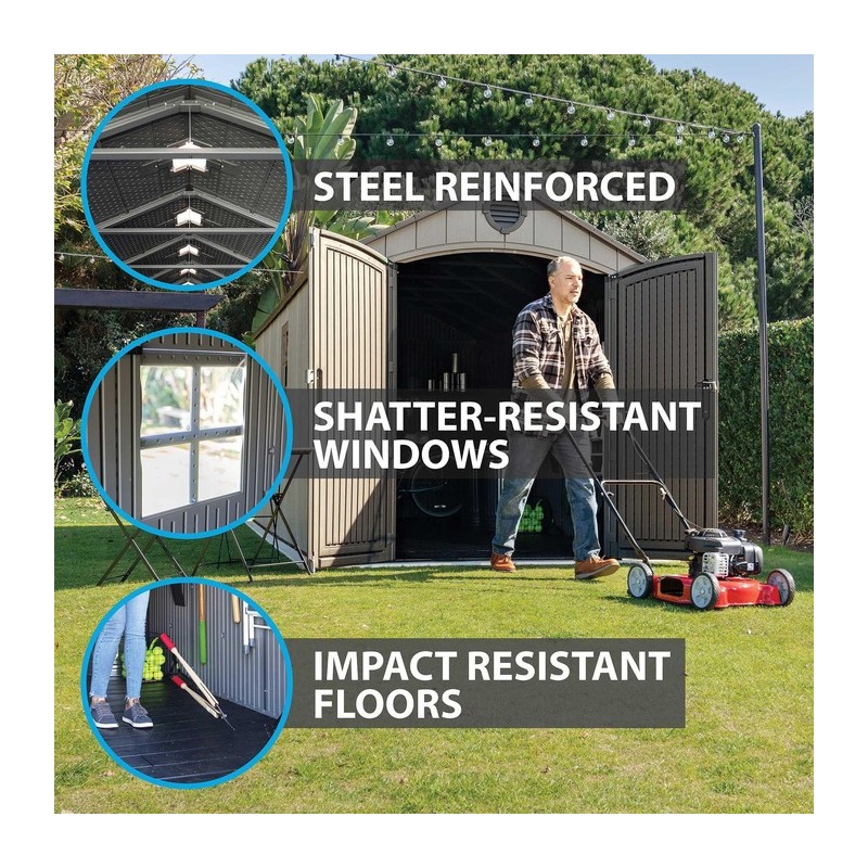 Lifetime 8 X 17.5 Outdoor Storage Shed (60352)